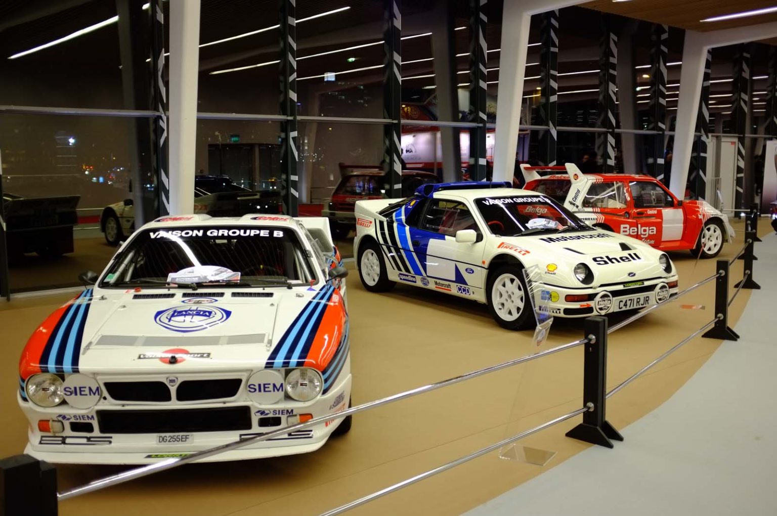 Lancia 037 - Ford RS200 - Austin Metro 6R4 Group B - 30 Years Group B Retromobile 2017