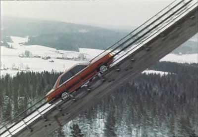 Audi 100 CC Ski Jump Commercial