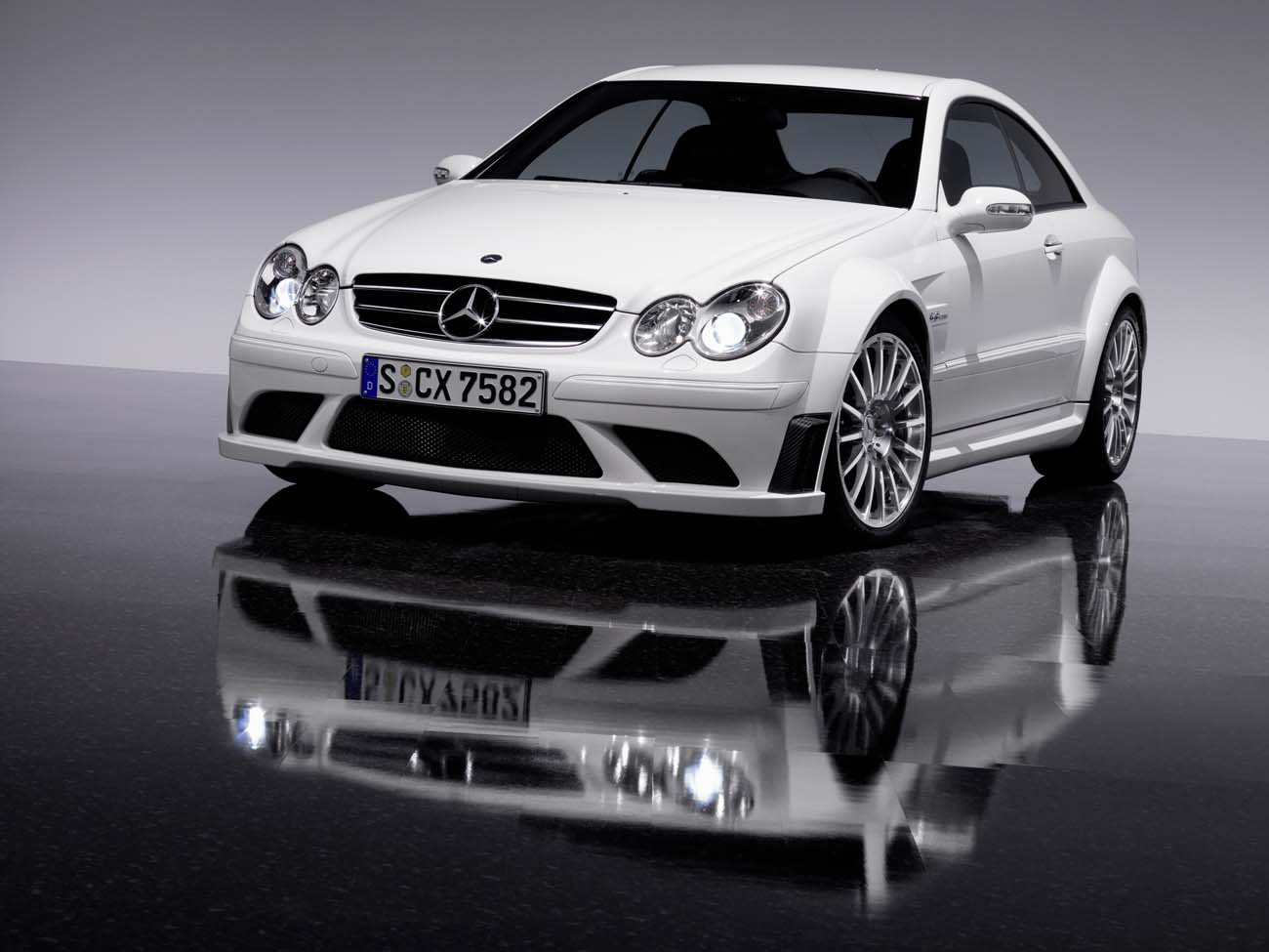 Mercedes-Benz CLK 63 AMG Black Series Coupé C 209. Photo from 2007.