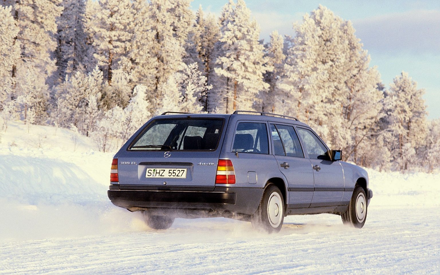 Mercedes-Benz S124 Estate. 4MATIC all-wheel made its debut in the Mercedes-Benz 124 series in 1985.