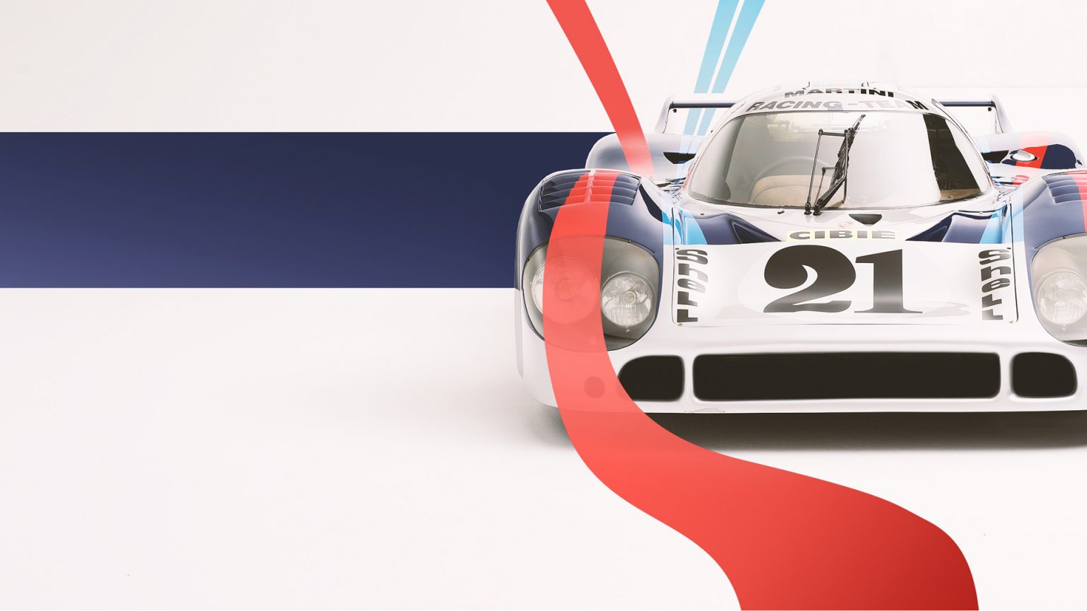 Porsche 917 Long Tail Martini Front