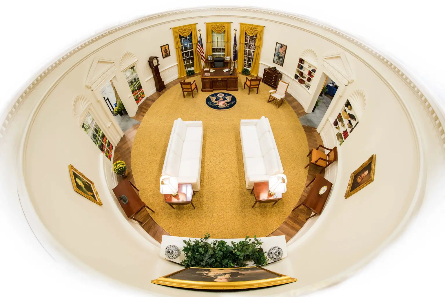 The Oval Office Fisheye