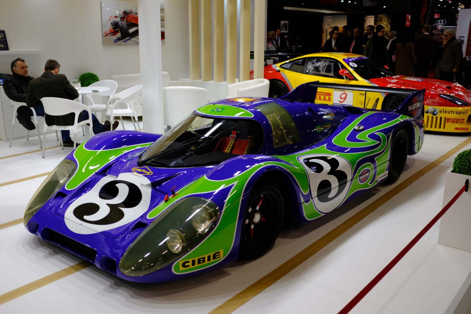 Classic Rasing Cars Porsche 917 Martini Psycodelia