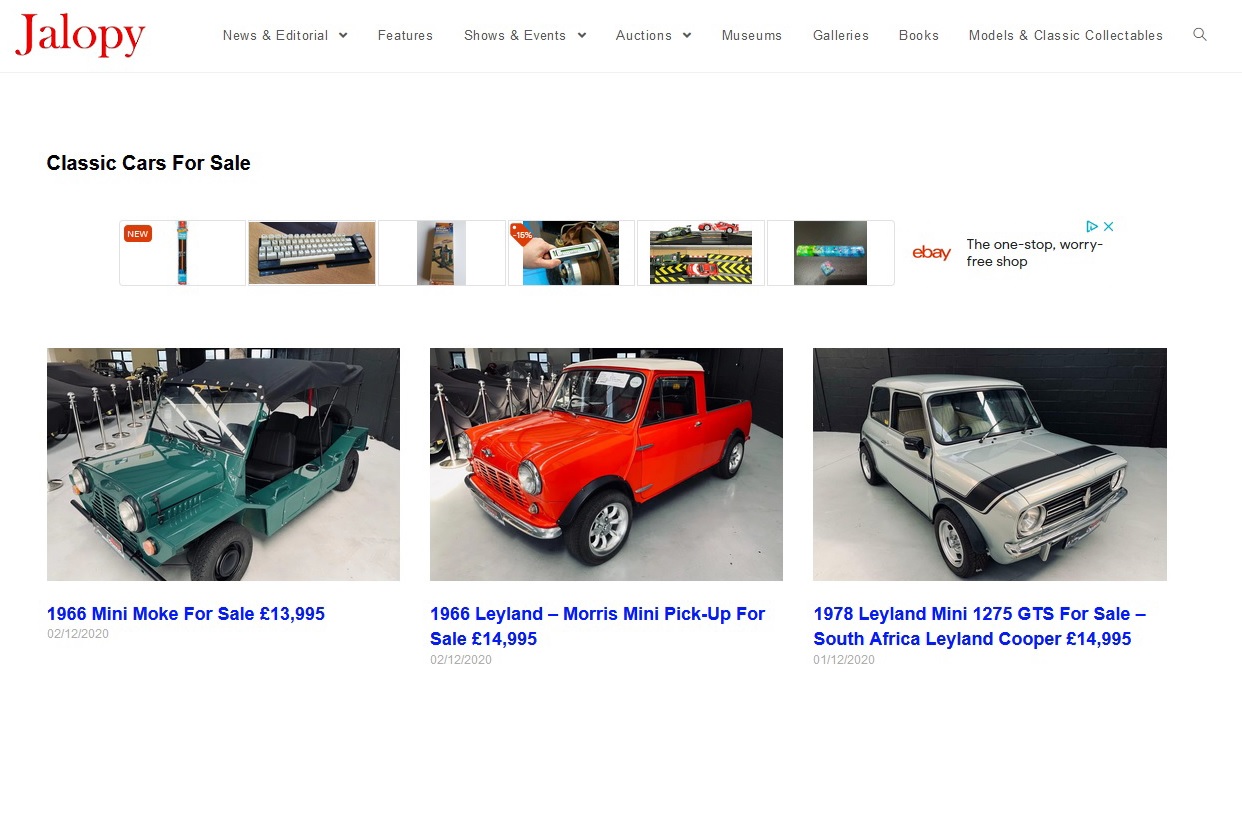 Classic Cars For Sale On Jalopy