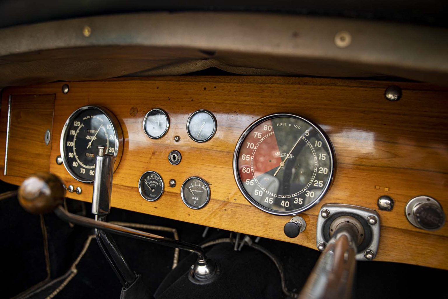 1937 Bugatti Type 57S Dash