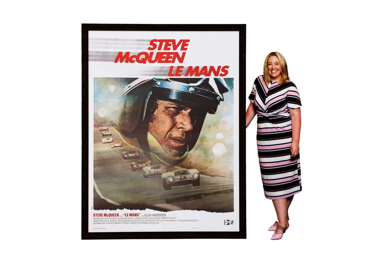 Steve McQueen Le Mans Movie Advertising Poster