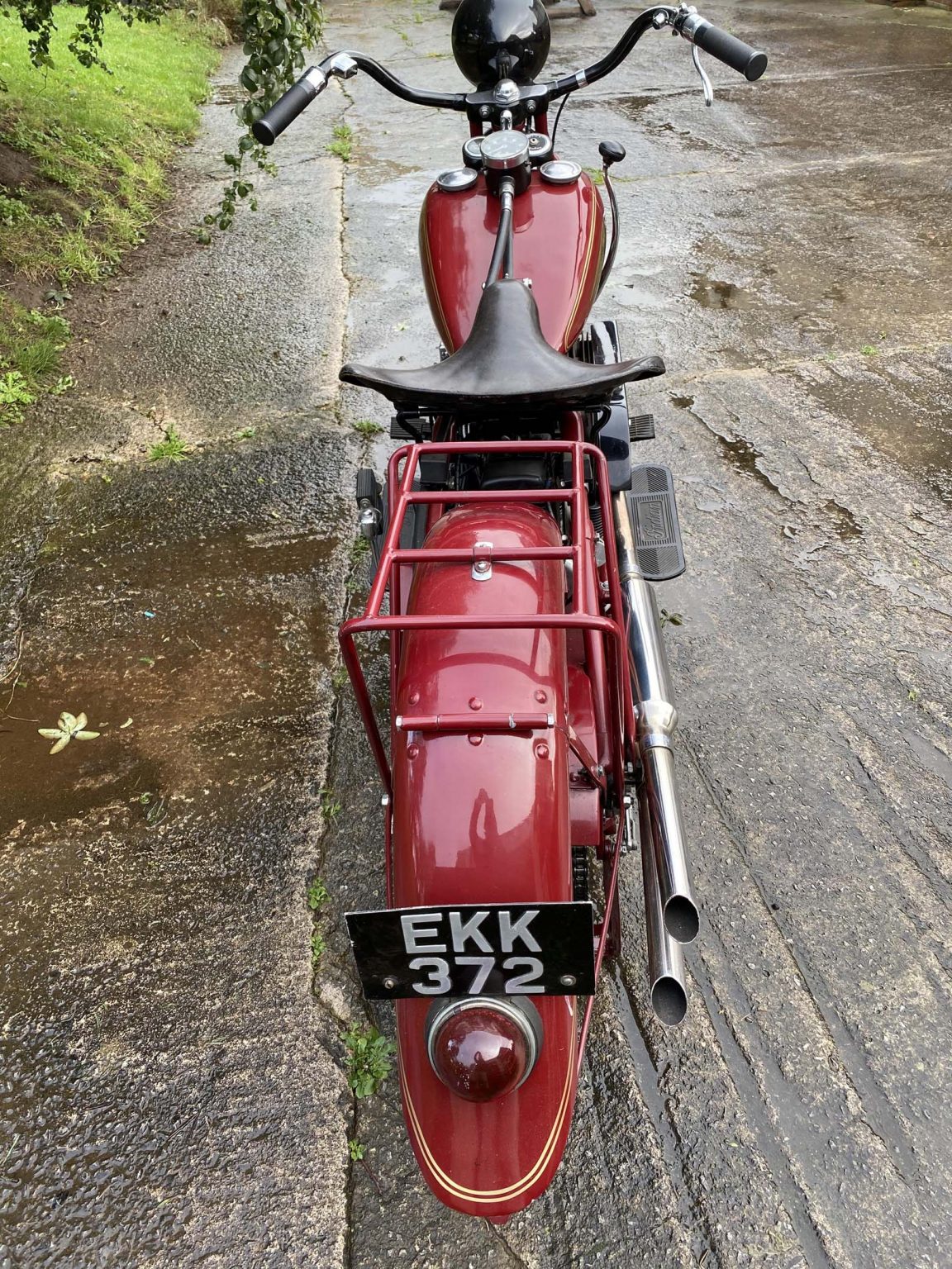1937 Indian Four 437 Rear