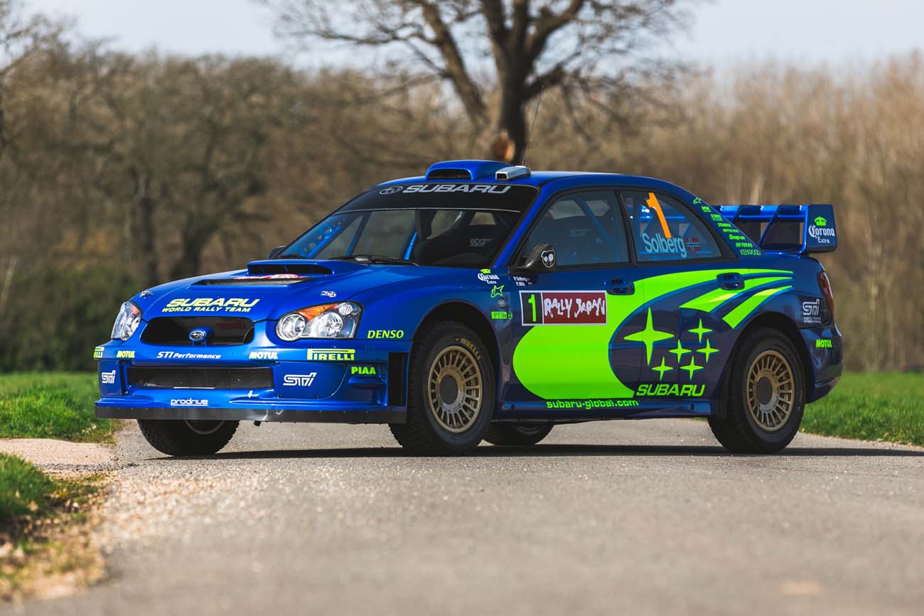 Ex Petter Solberg Subaru Impreza S10 WRC Rally Car For