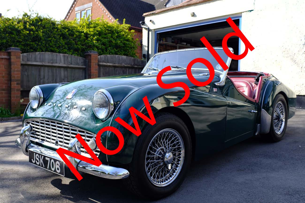 1958 Triumph TR3A Brooklands Green