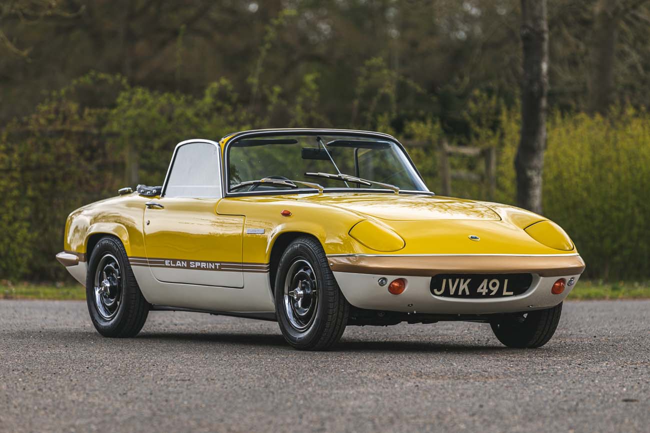 1972 Lotus Elan Sprint Convertible Ex Steve Soper - Steve Soper’s Old 1972 Lotus Elan Sprint Convertible At Auction