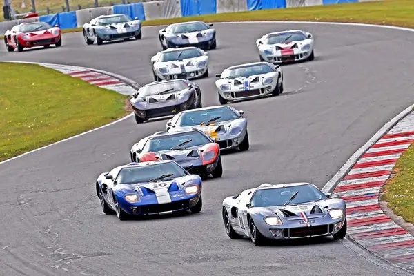 Amon Cup Ford GT40 Start - Donington Historic Festival 2021