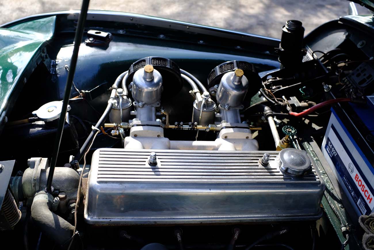 1958 Triumph TR3A Brooklands Green For Sale - Engine
