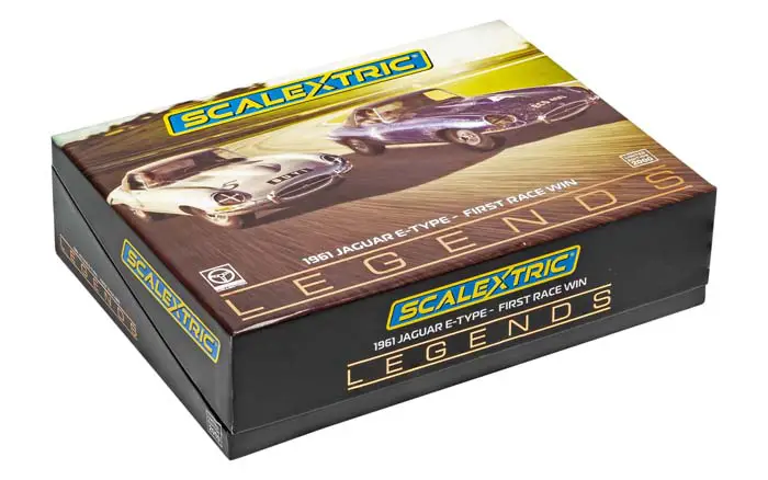 Jaguar E-Type First Race Win 1961 - Twin Pack - Limited Edition Box Scalextric