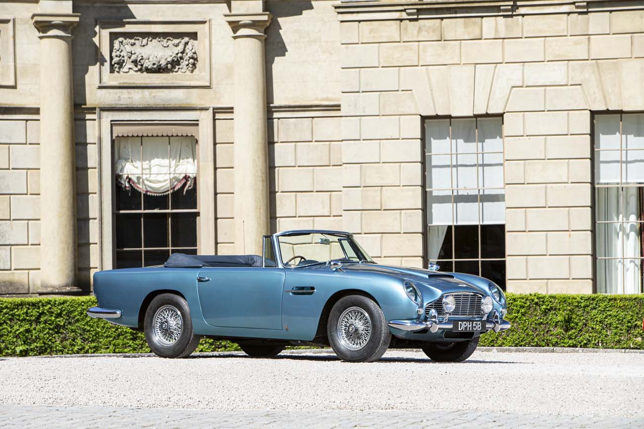 ex-Peter Sellers, The Earl of Snowdon_HRH Princess Margaret, Viscount Linley,,1964 Aston Martin DB5 Convertible