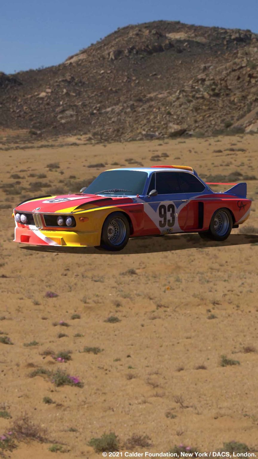 1975 BMW 3.0 CSL Art Car By Alexander Calder 1