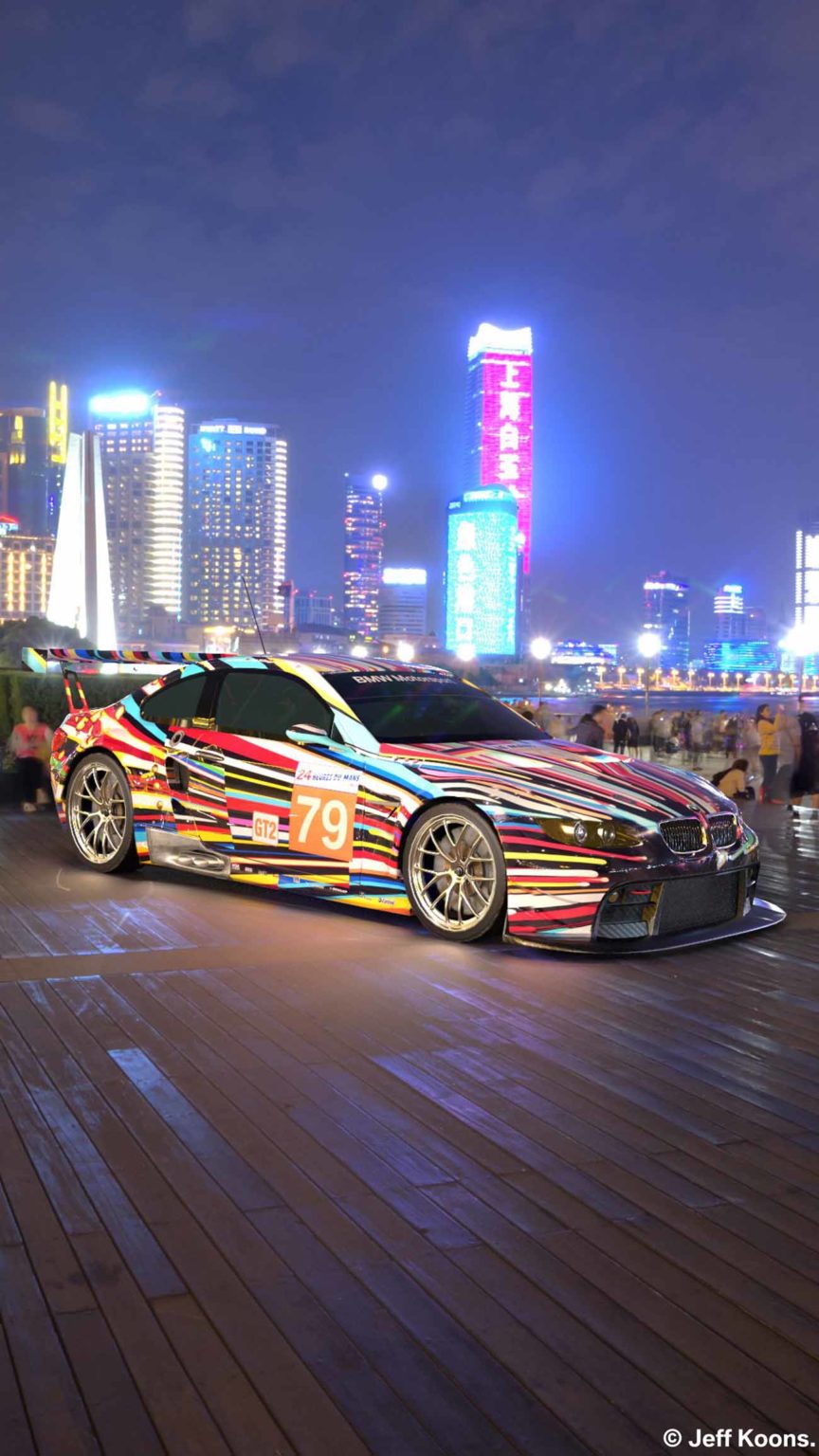 2010 BMW M3 GT2 Art Car By Jeff Koons