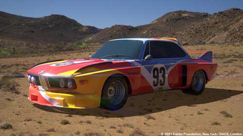 1975 BMW 3.0 CSL Art Car By Alexander Calder