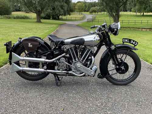 The Brough Superior SS100 is a bike made famous by Lawrence Of Arabia. Built in limited numbers it's not often they come up at auction.