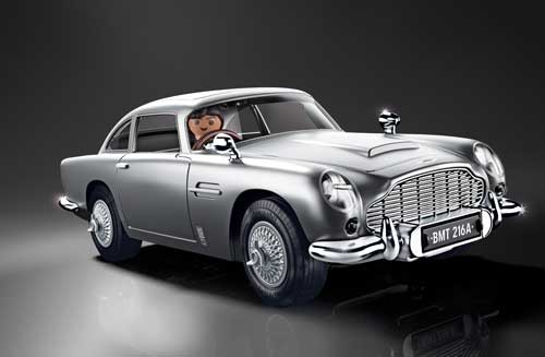 James Bond PLAYMOBIL Aston Martin DB5 Goldfinger Edition; Surely It's For Adults? - PLAYMOBIL 70578 James Bond Aston Martin DB5 Goldfinger