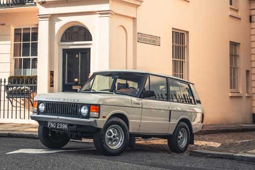 A V8 Classic Range Rover That's ULEZ Compliant - Kingsley Cars ULEZ Reborn Range Rover Classic in London Feature