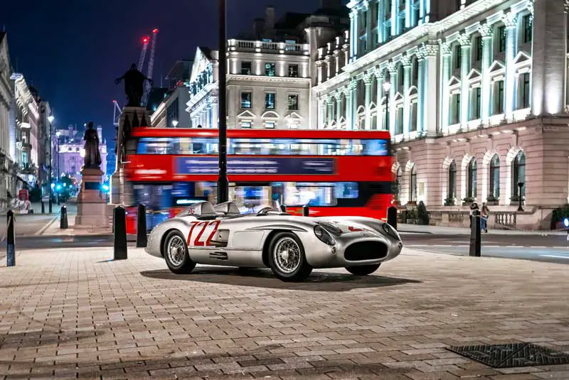 The Last Blast Through London In A Mercedes-Benz 300 SLR to Honour Sir Stirling Moss Feature
