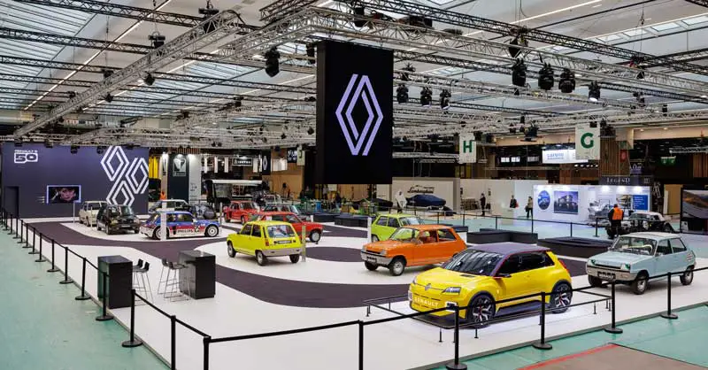 The Renault 5 Has Its 50th Birthday In 2002 At The 46th Edition Of Retromobile