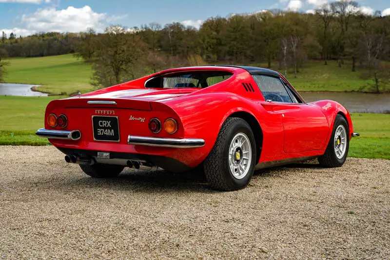 A 1973 Ferrari 246 Dino From The Manager Of Rock Legends Led Zepplin Sold At Auction - Daniel Wilbur